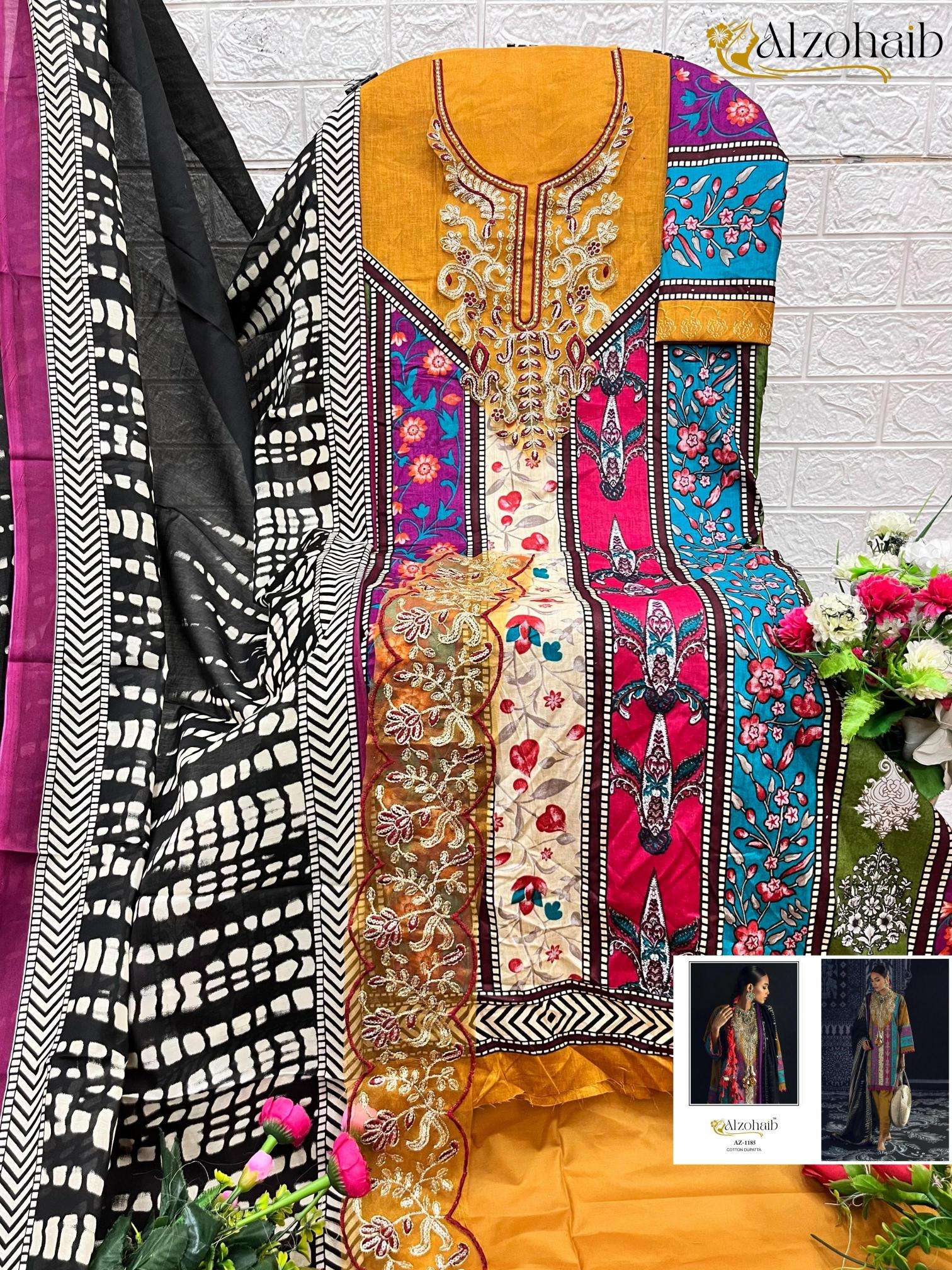 Alzohaib pure cotton print Wholesale dress material manufacturers in Mumbai
