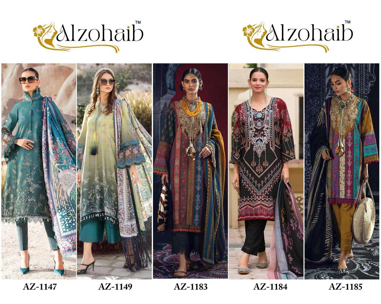 Alzohaib pure cotton print Wholesale dress material manufacturers in Mumbai