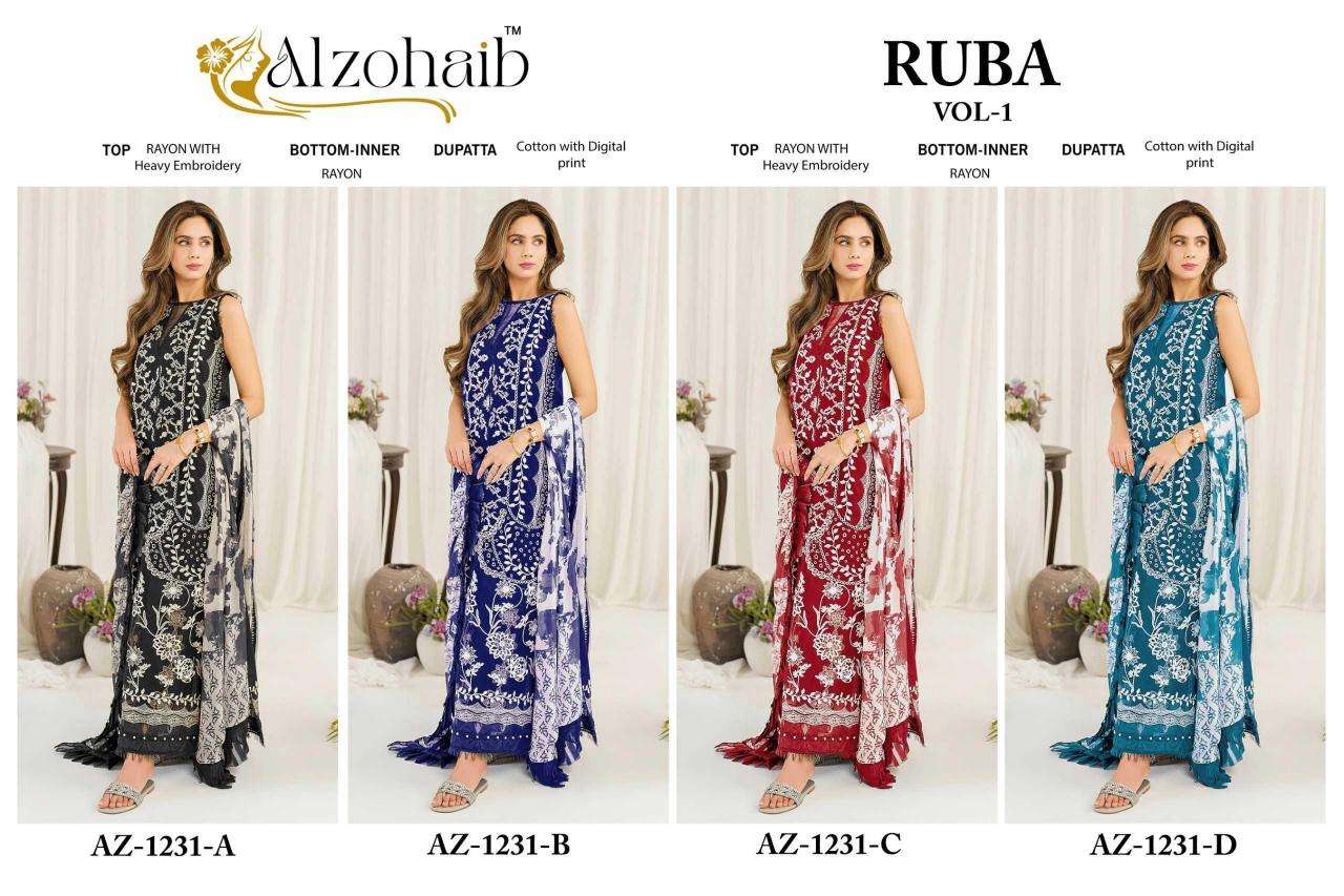 Alzohaib ruba vol 1 Bulk salwar kameez suppliers in Mumbai