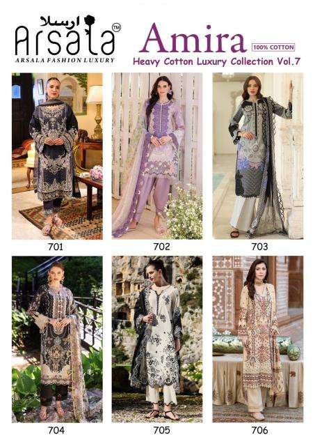 Arsala amira vol-07 Best dress materials in Ahmedabad