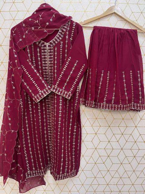 Astha blooming faux georgette Bulk kurti seller in Delhi