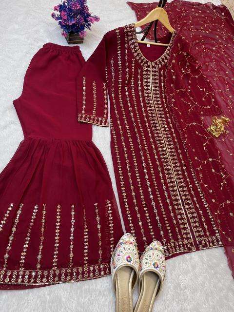 Astha blooming faux georgette Bulk kurti seller in Delhi