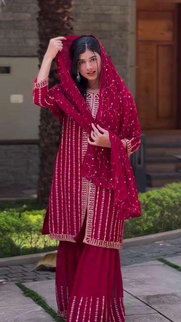 Astha blooming faux georgette Bulk kurti seller in Delhi