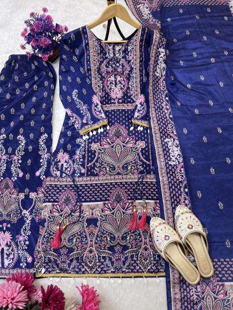 Astha chinon silk Salwar suits manufacturer in Kolkata