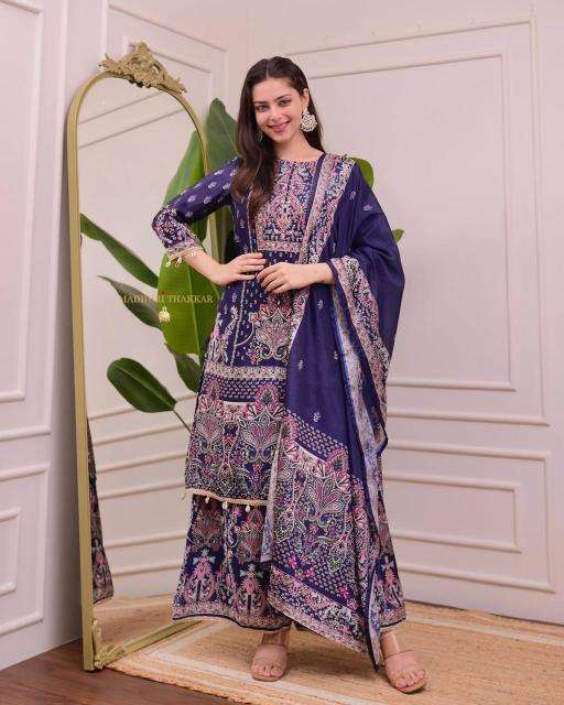 Astha chinon silk Salwar suits manufacturer in Kolkata