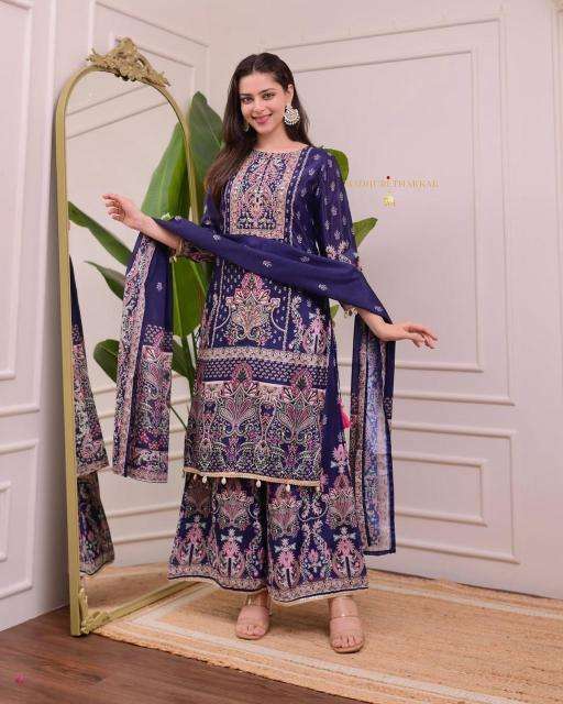 Astha chinon silk Salwar suits manufacturer in Kolkata