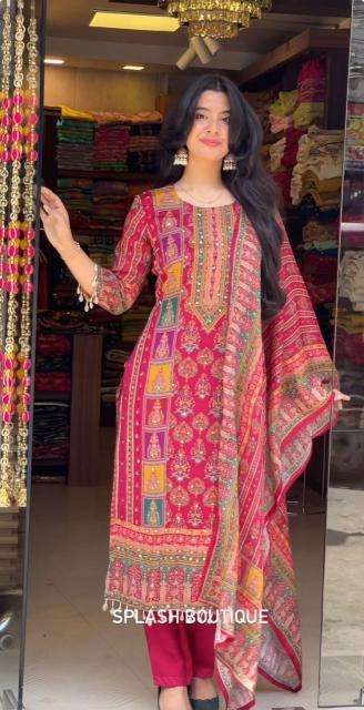 Astha maslin digital print Kurti manufacturers in India