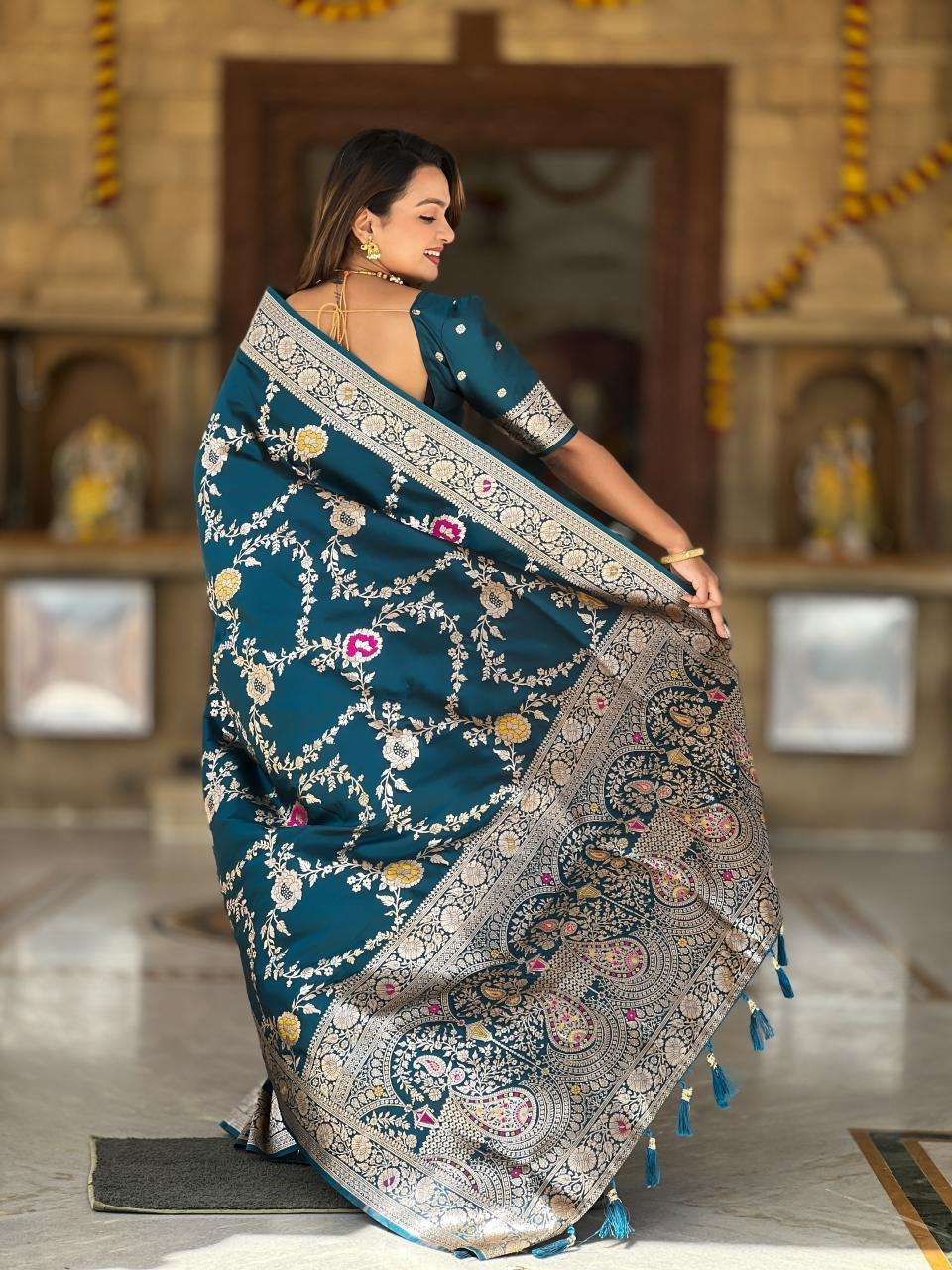 Banarasi-1 soft banarasi silk Saree wholesalers in Kolkata