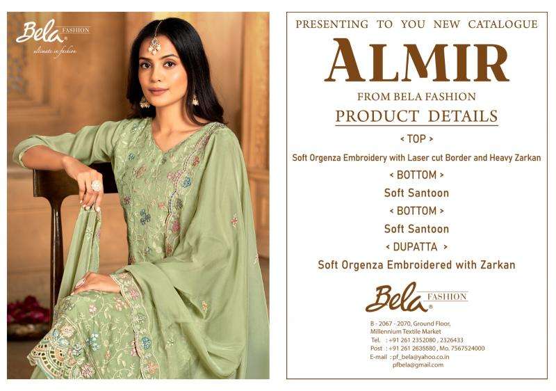 Bela fashion almir Mumbai dress material market