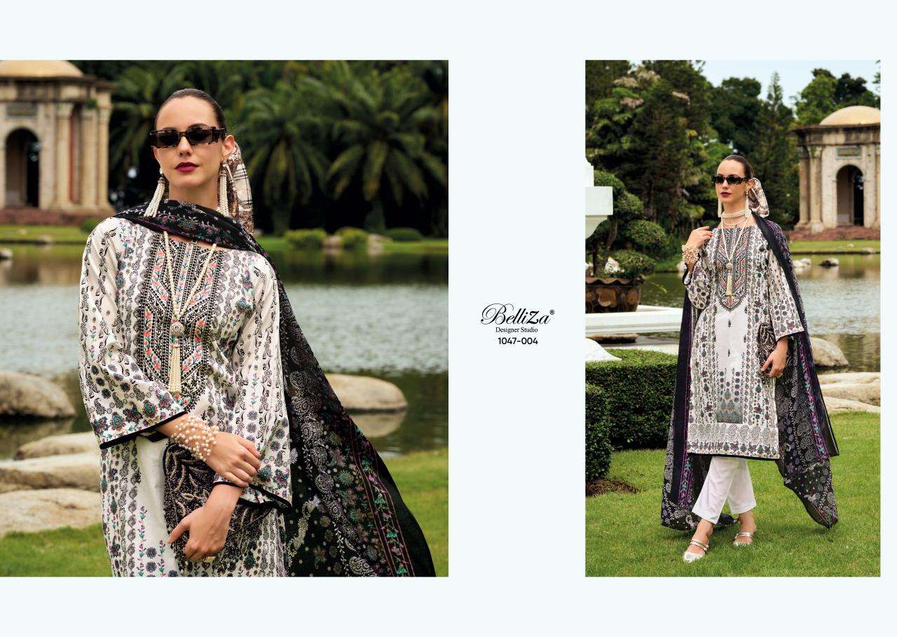 Belliza designer naira studio cotton digital prints Indian dress materials wholesale