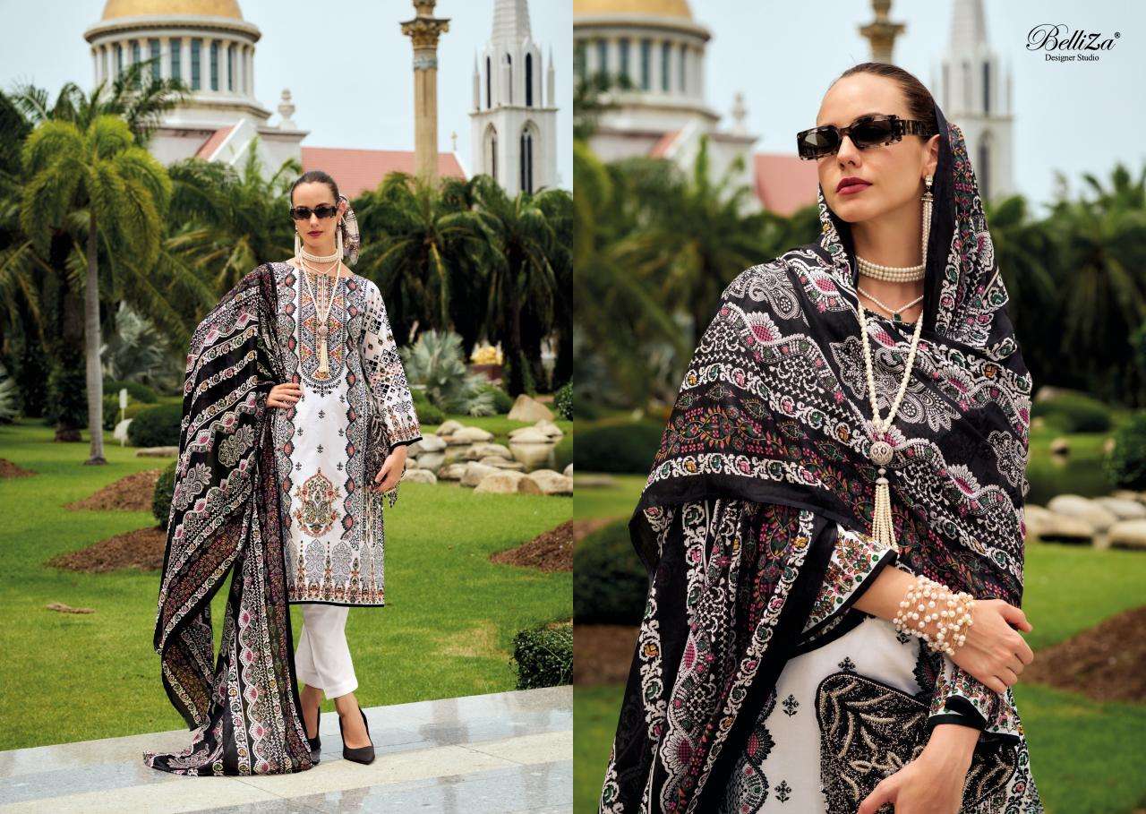 Belliza designer naira studio cotton digital prints Indian dress materials wholesale
