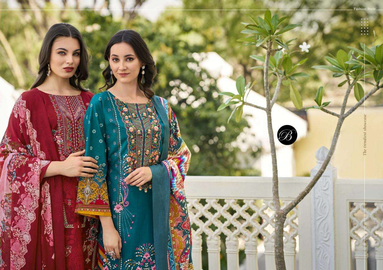 Belliza designer studio almarina vol 3 Surat wholesale dress materials market