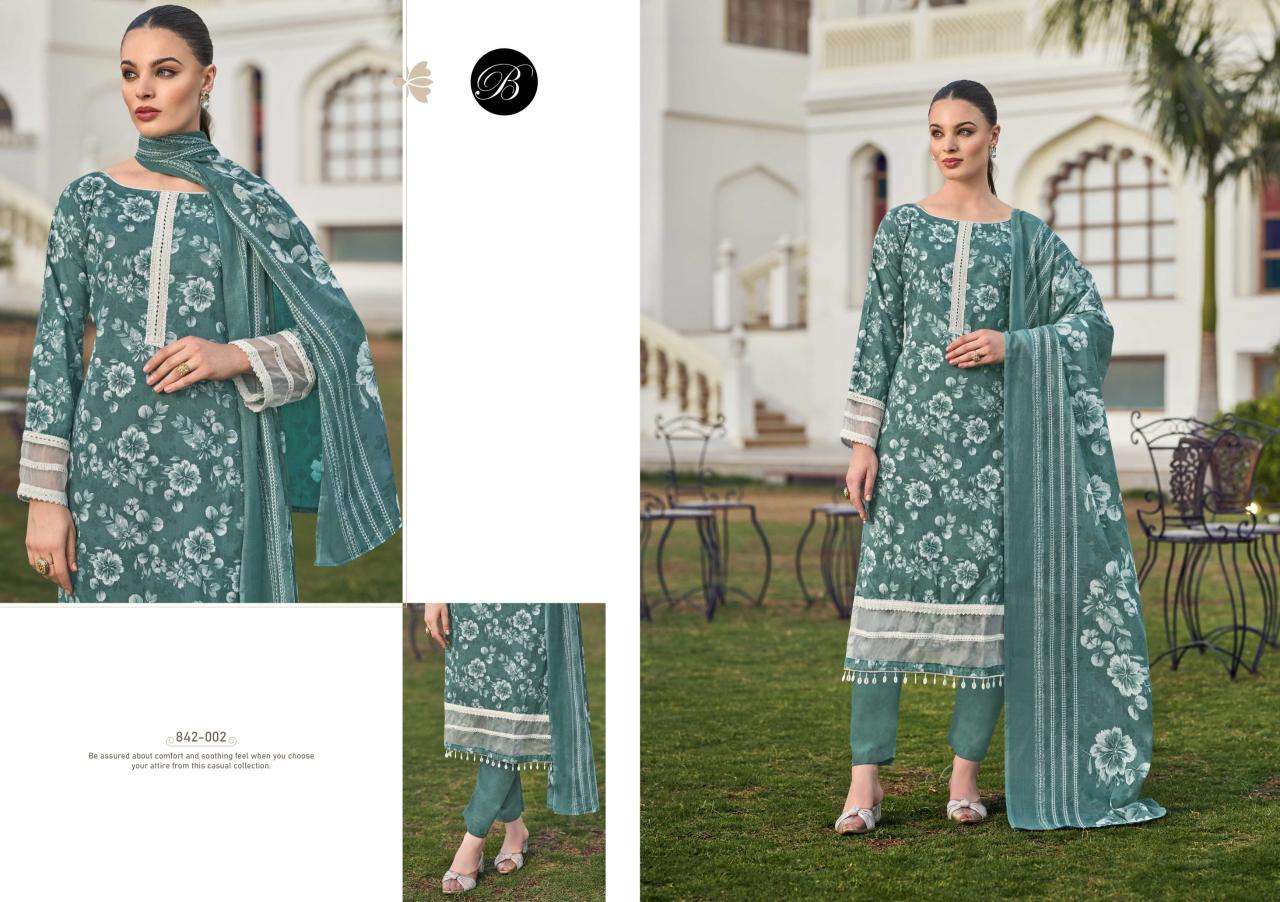 Belliza designer studio flamingo vol 2 Wholesale dress material in Surat
