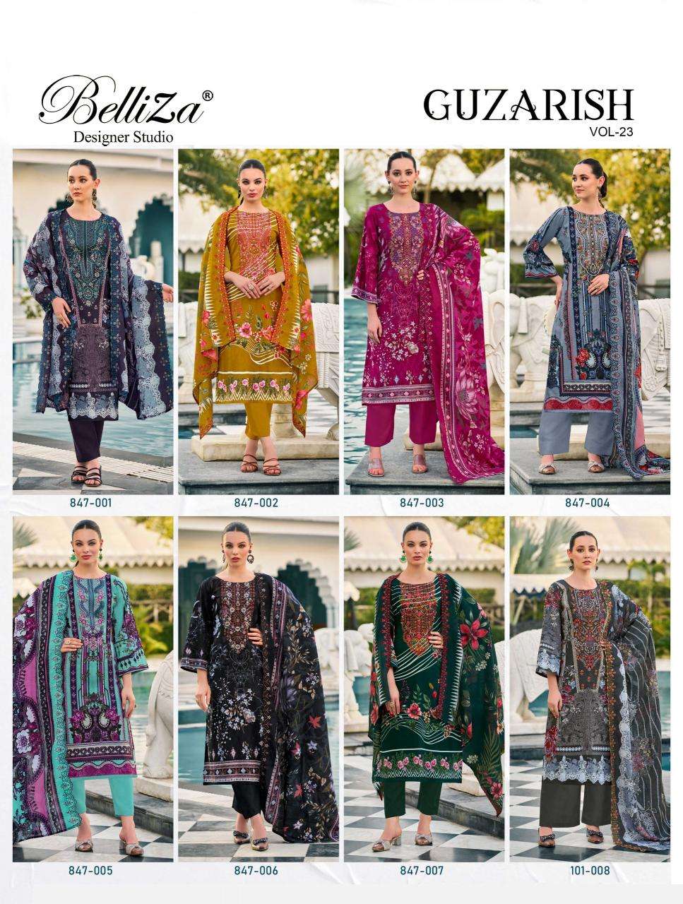 Belliza designer studio guzarish vol 23 Wholesale dress materials suppliers in Delhi