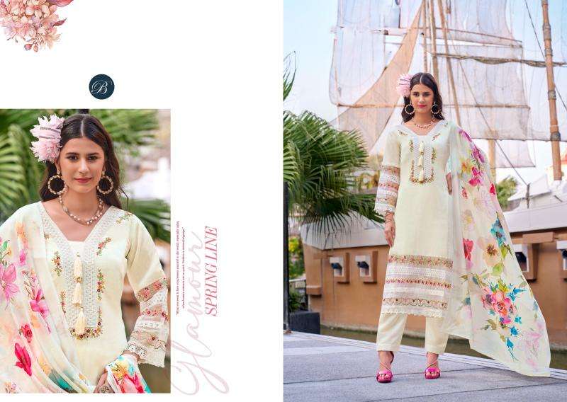 Belliza designer studio majestic Dress materials wholesale in Surat