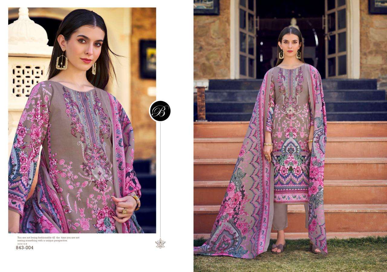 Belliza designer studio naira vol 105 Dress material dealers in kolkata