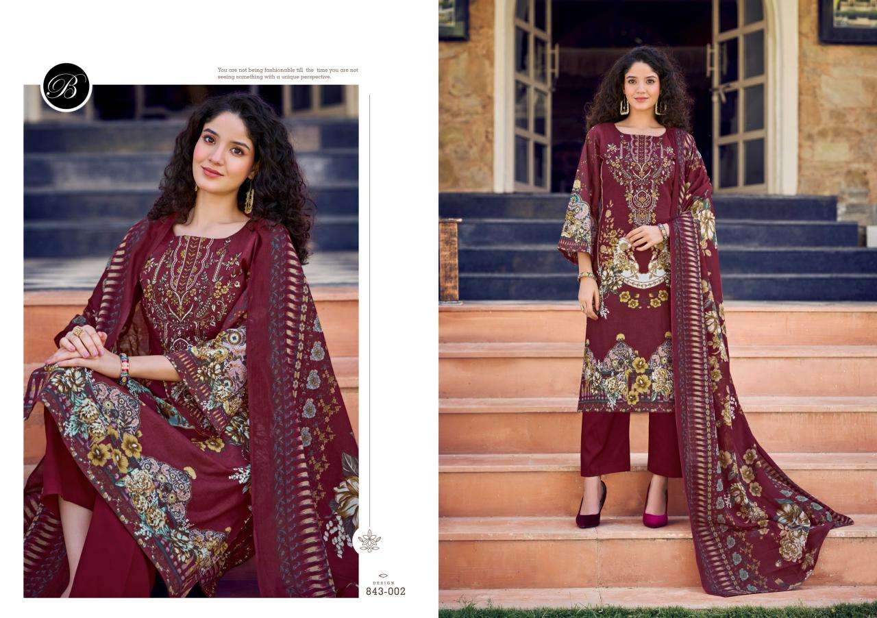 Belliza designer studio naira vol 105 Dress material dealers in kolkata