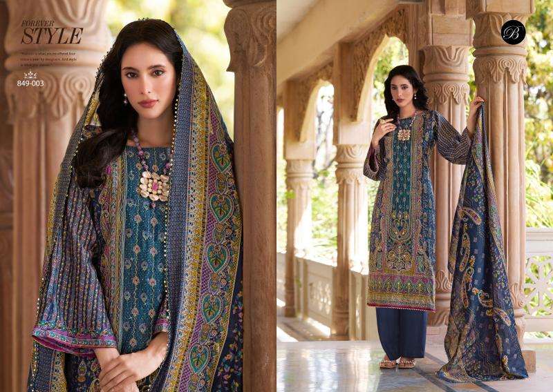 Belliza designer studio nusrat vol 5 Designer dress materials wholesale in kolkata