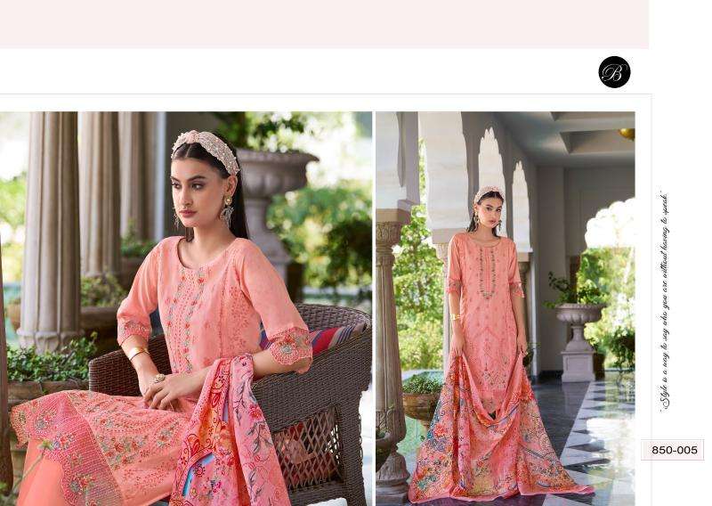 Belliza designer studio zoya vol 2 Fancy dress material wholesale in Mumbai