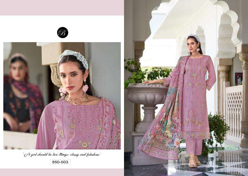 Belliza designer studio zoya vol 2 Fancy dress material wholesale in Mumbai