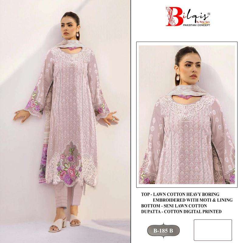 Bilqistm lawn cotton Party wear dress materials wholesale in kolkata