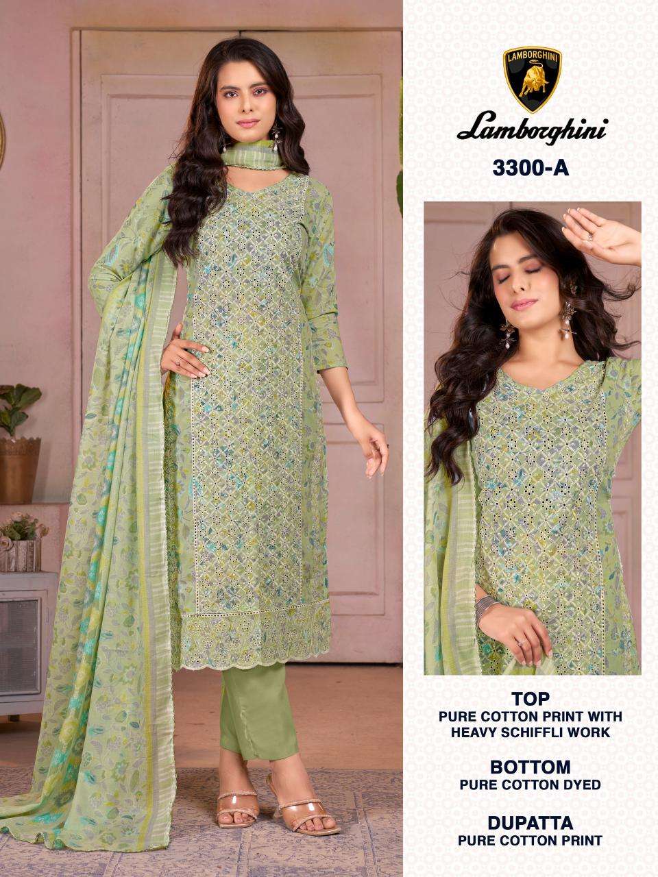Bipson prints lamborgini 3300 Dress material manufacturers in Mumbai