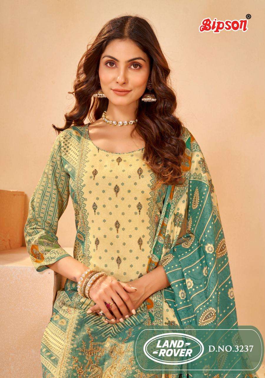Bipson prints land rover 3237 Wholesale cotton dress materials in Mumbai