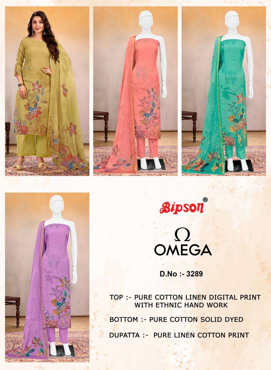 Bipson prints omega 3289 Dress materials for women