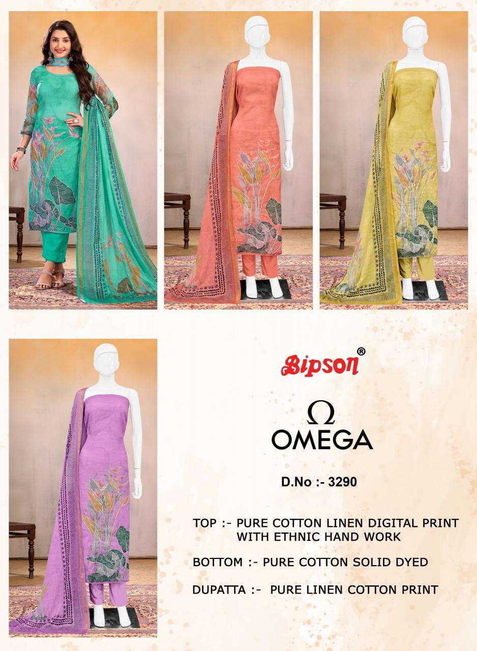 Bipson prints omega 3290 Dress material manufacturers in Kolkata