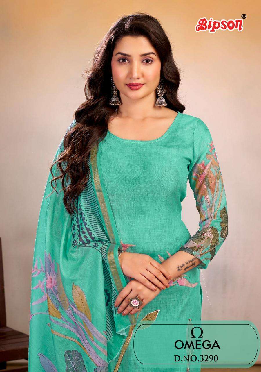 Bipson prints omega 3290 Dress material manufacturers in Kolkata