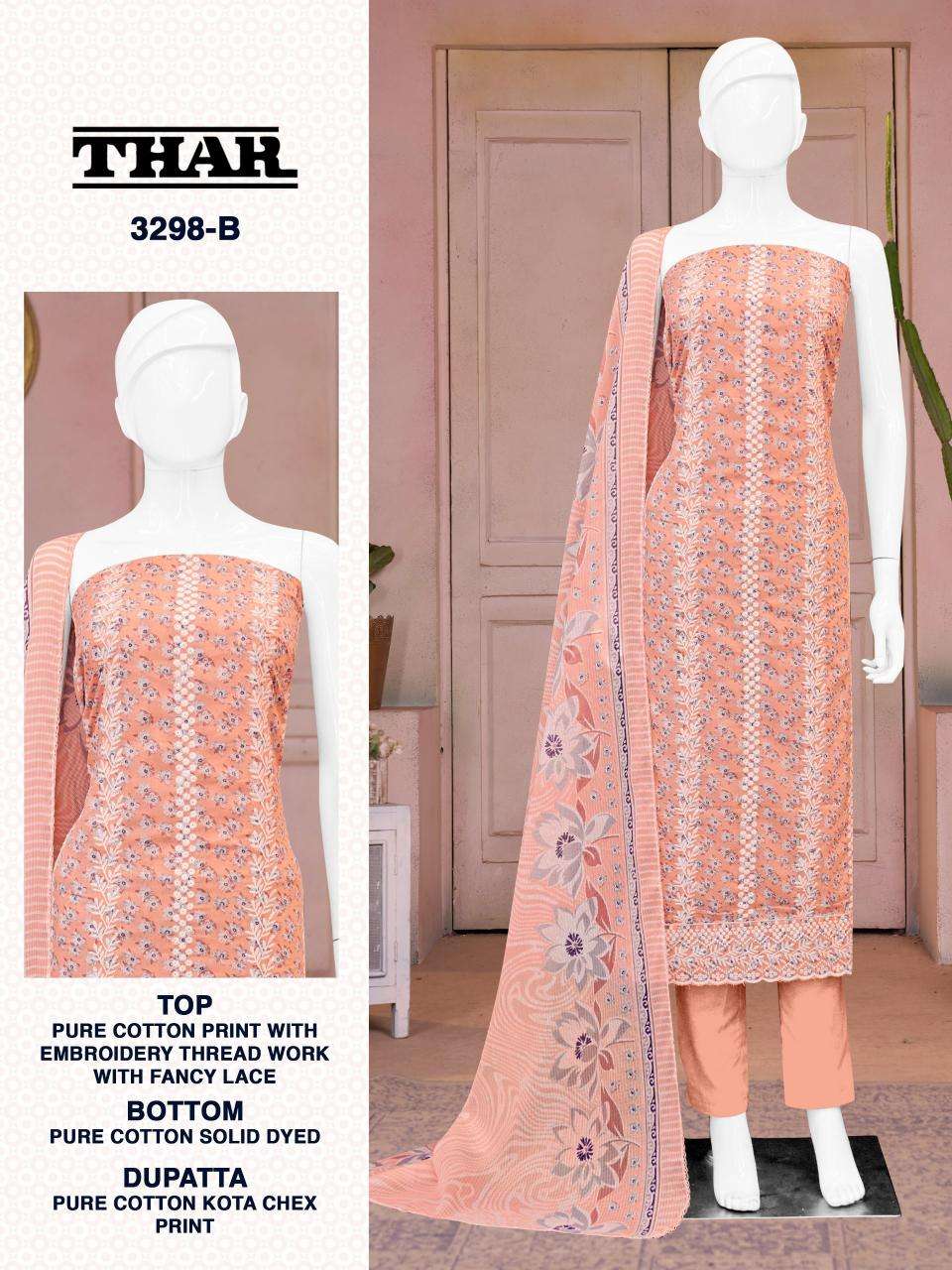 Bipson prints thar 3298 Dress material market in Hyderabad