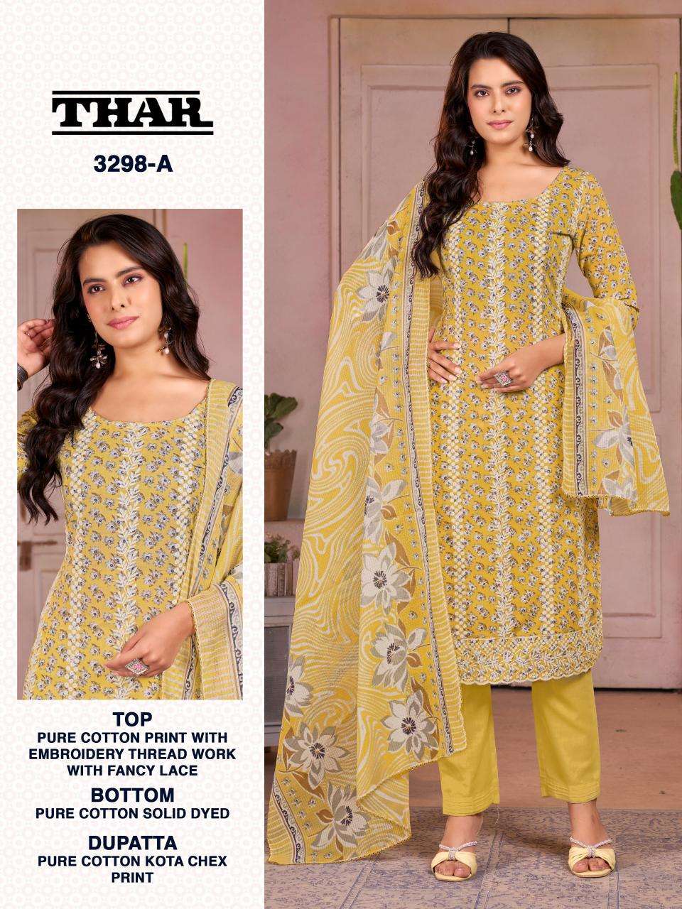 Bipson prints thar 3298 Dress material market in Hyderabad