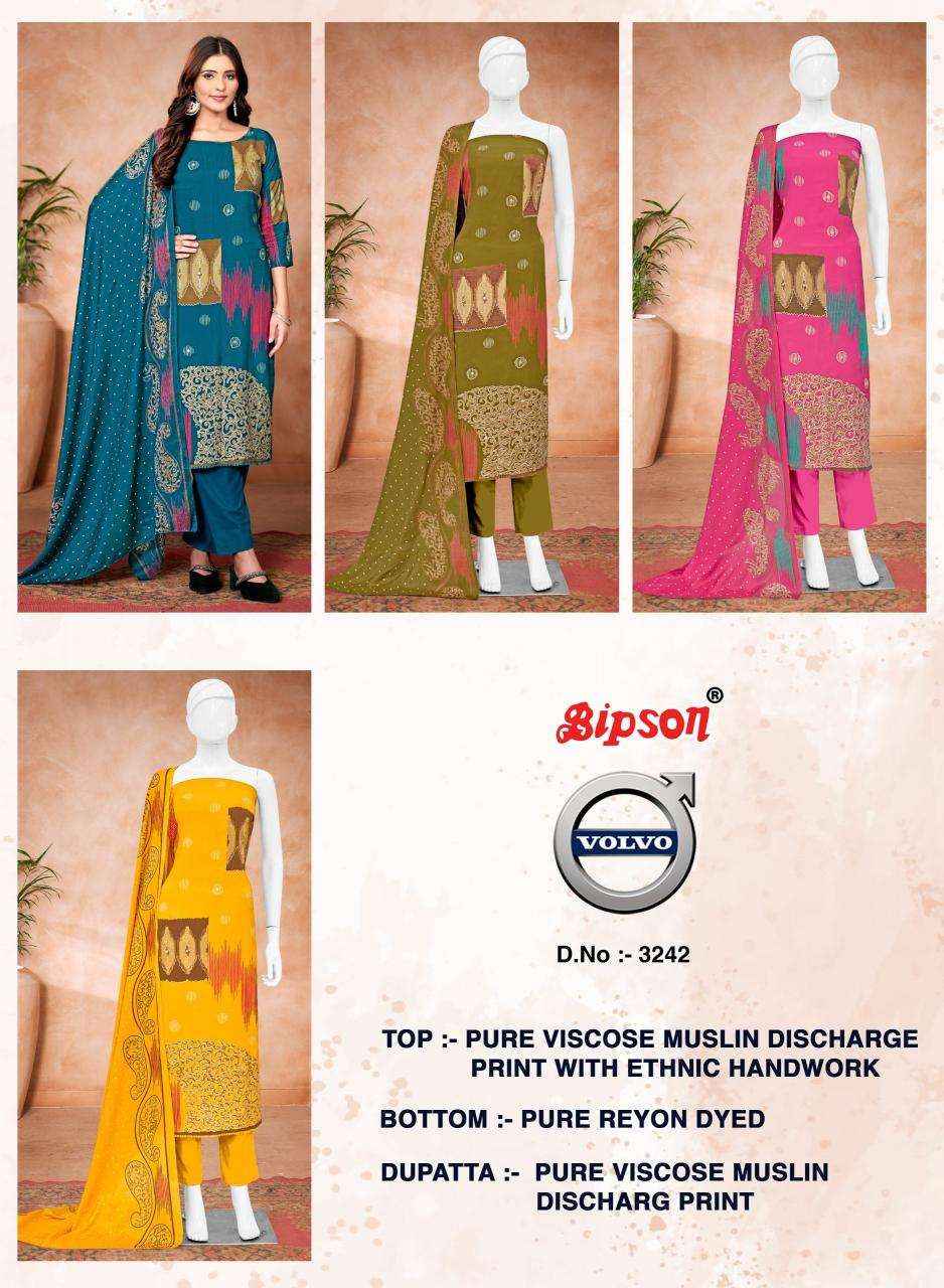 Bipson prints volvo 3242 Salwar kameez wholesale market