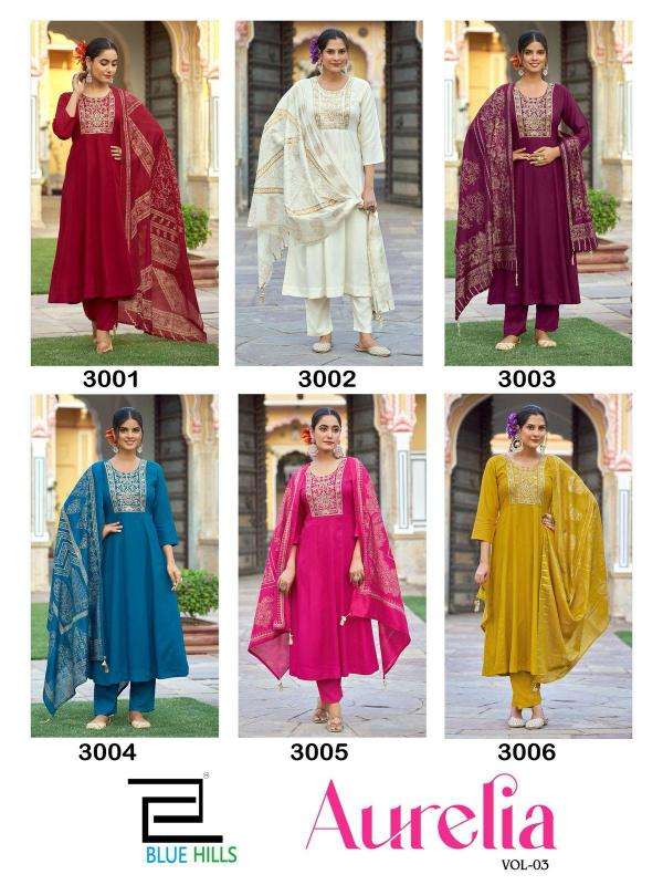 Blue hills aurelia vol 3 Kurti Manufacturers in Surat
