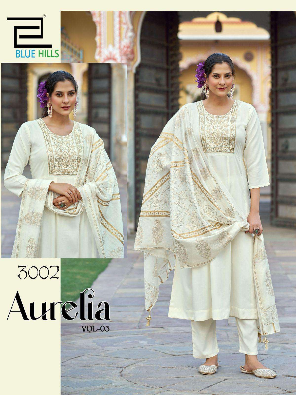 Blue hills aurelia vol 3 Kurti Manufacturers in Surat