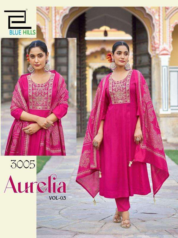 Blue hills aurelia vol 3 Kurti Manufacturers in Surat