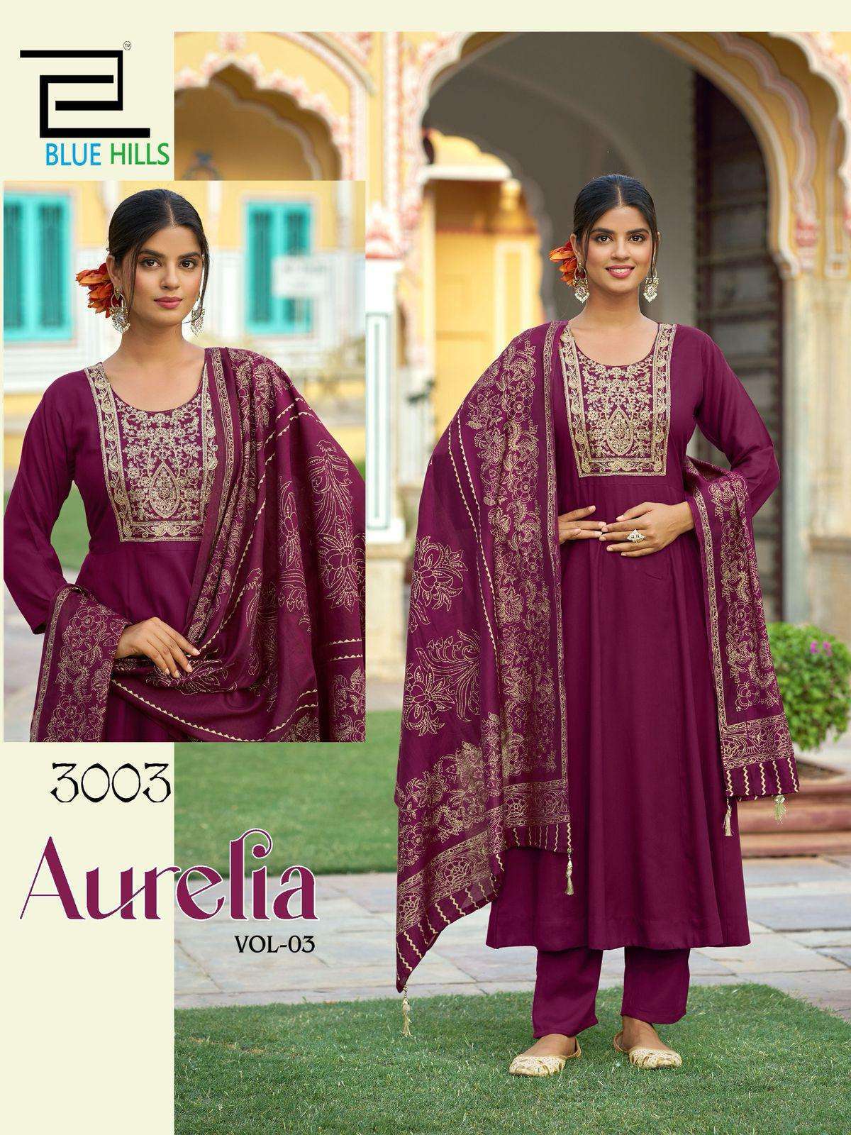 Blue hills aurelia vol 3 Kurti Manufacturers in Surat