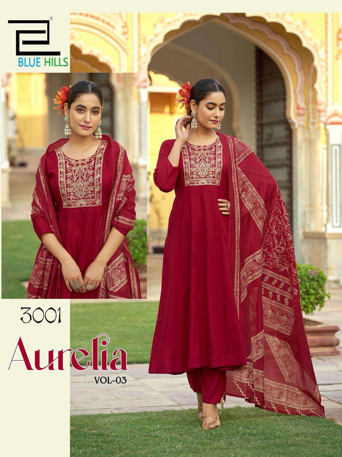 Blue hills aurelia vol 3 Kurti Manufacturers in Surat