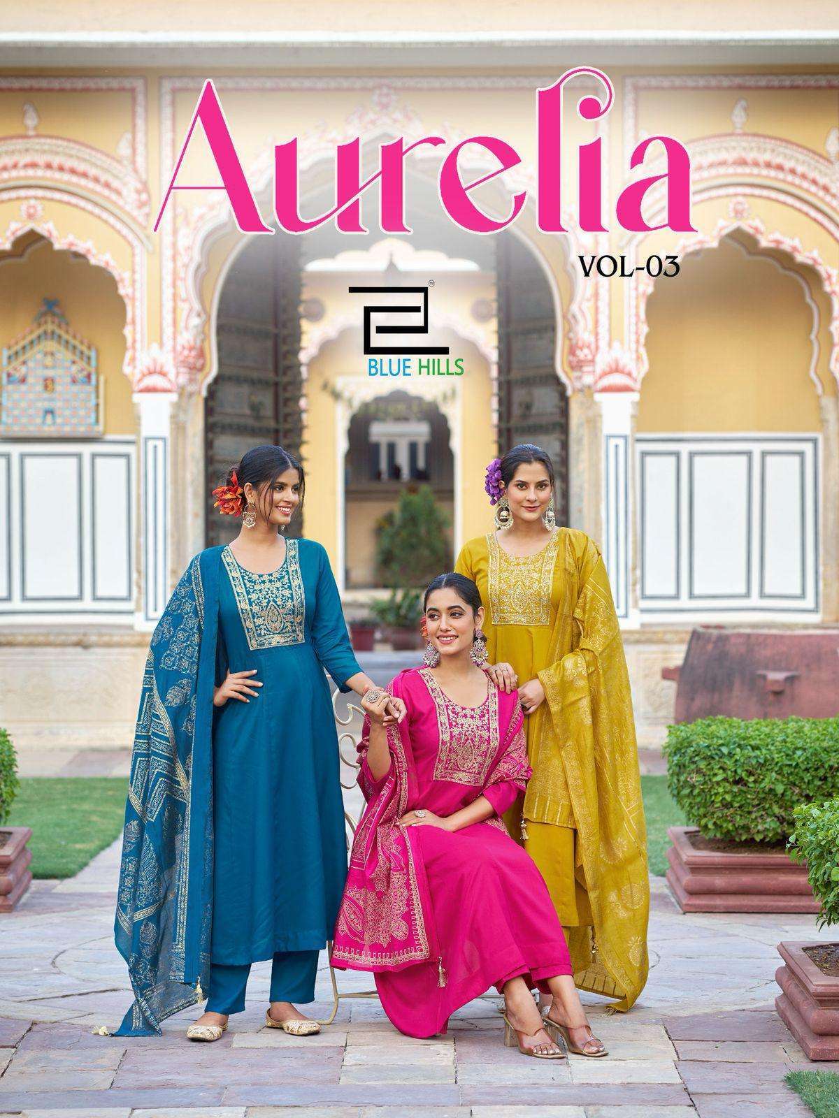 Blue hills aurelia vol 3 Kurti Manufacturers in Surat