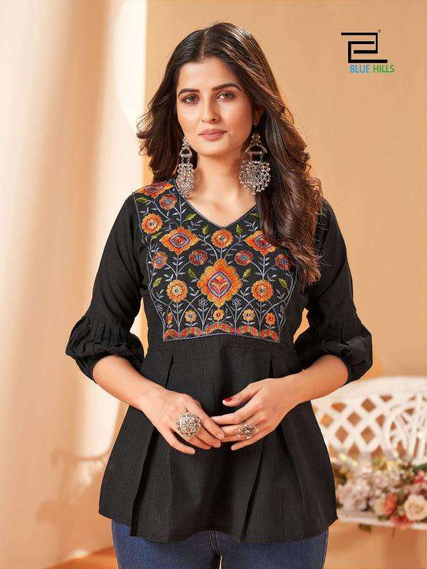 Blue hills charmi cotton kurti manufacturer in surat