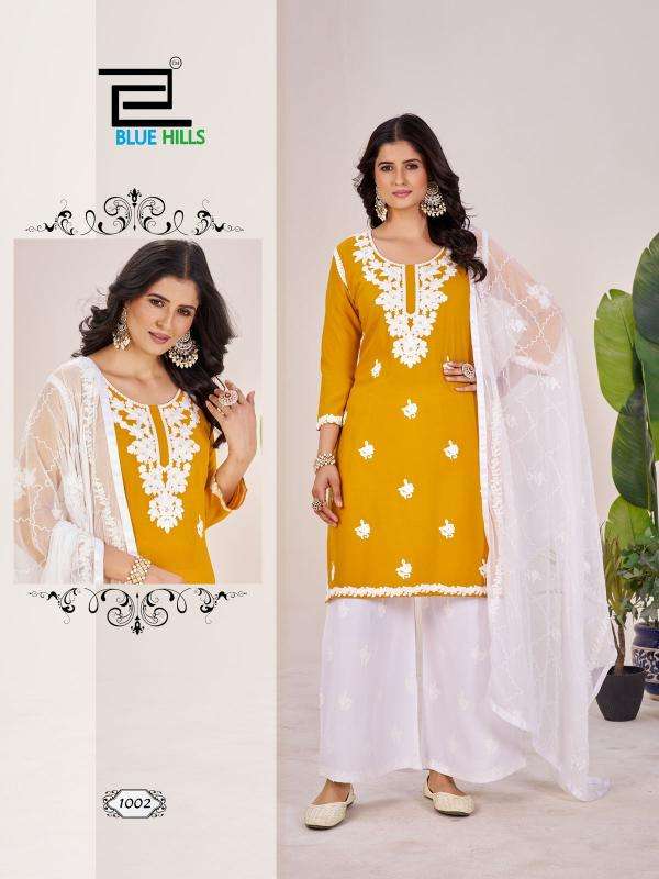 Blue hills heer top kurti manufacturers in surat