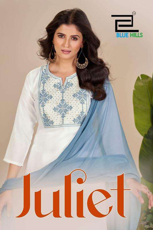 Blue hills juliet Kurti fabric suppliers in Surat