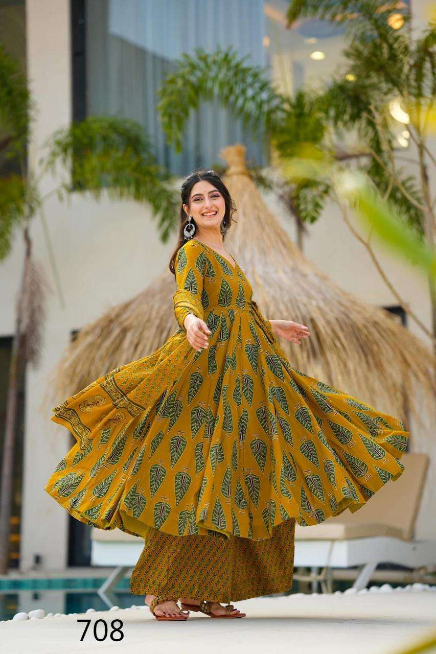 Clora vol 7 maslin digital print Kurti Catalogs in Ahmedabad