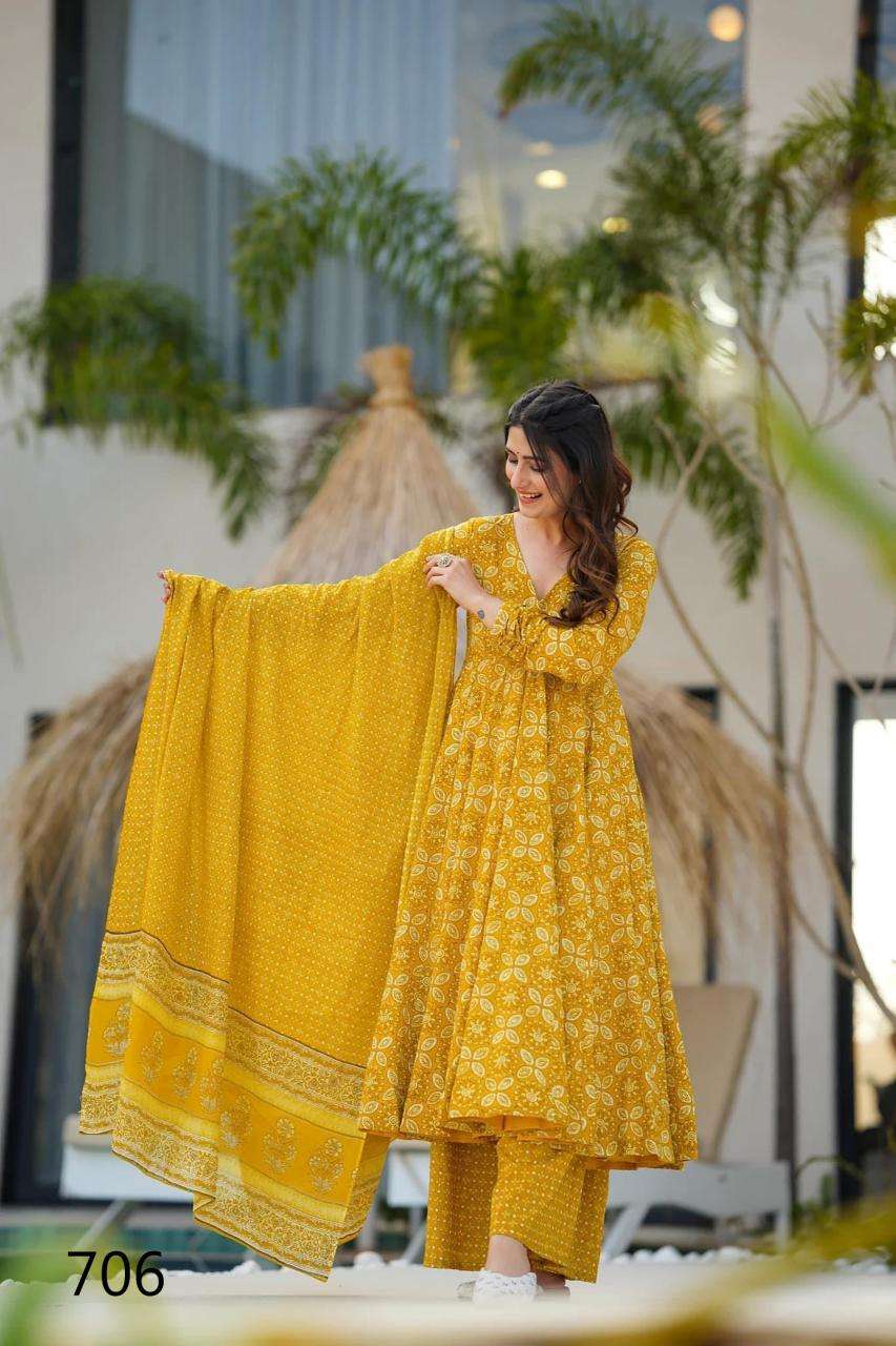 Clora vol 7 maslin digital print Kurti Catalogs in Ahmedabad