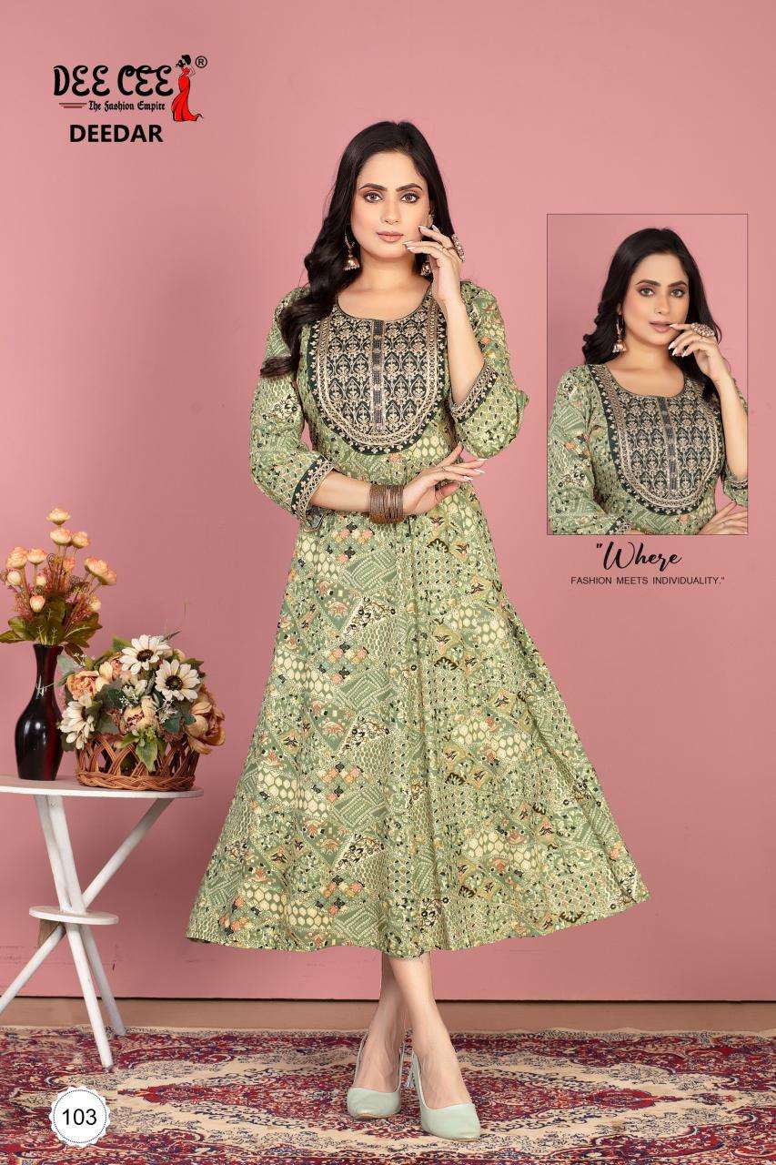 Deecee deedar ladies kurti manufacturer in surat surat gujarat