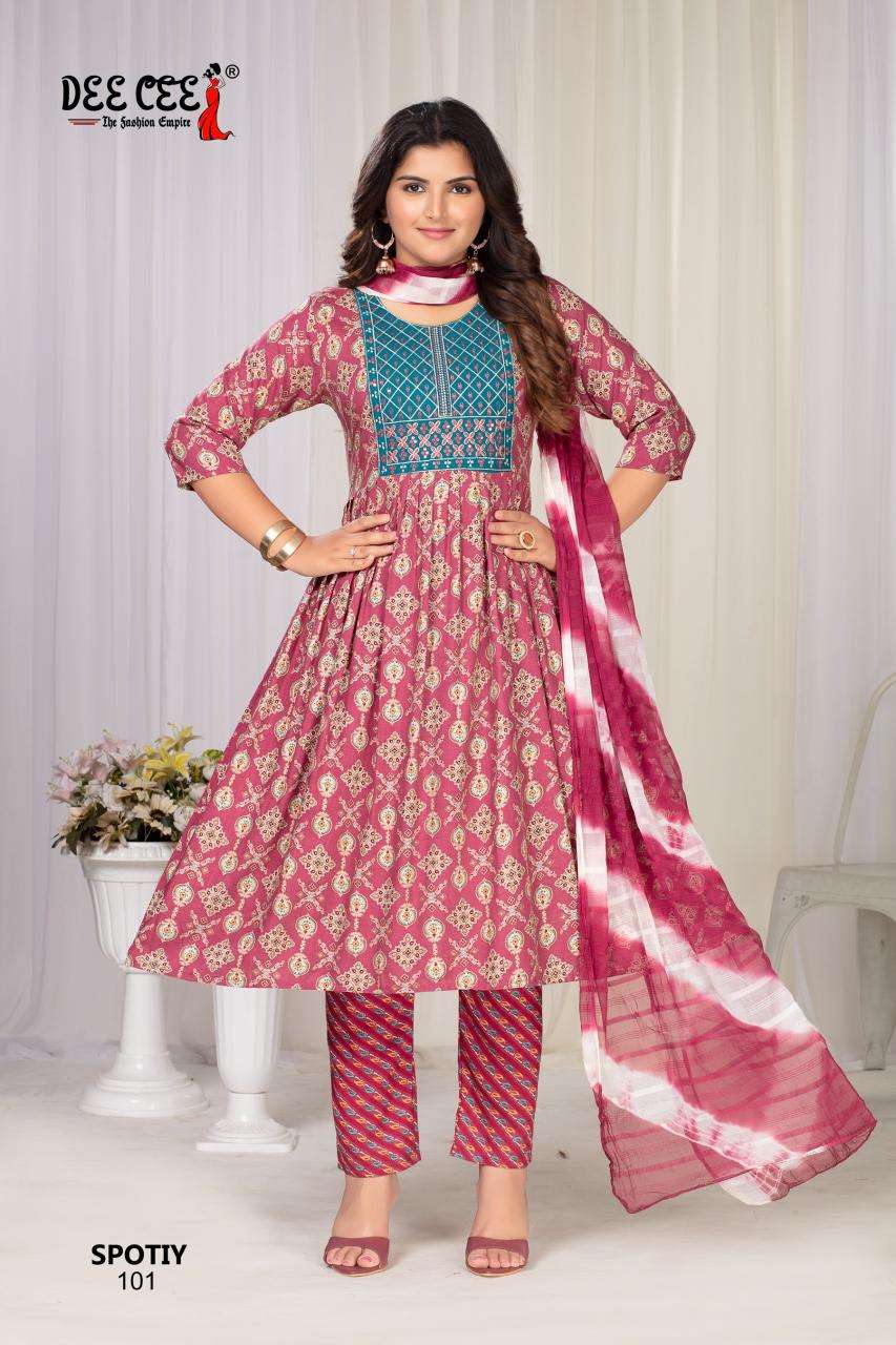 Deecee spotiy Kurti manufacturers in Surat