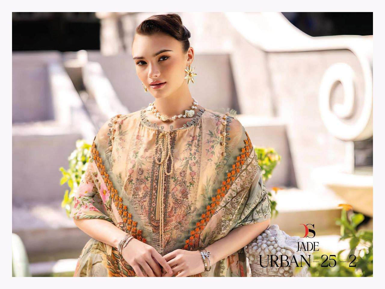 Deepsy suits jade urban lawn 25-2 Pakistani embroidered suits in Kolkata