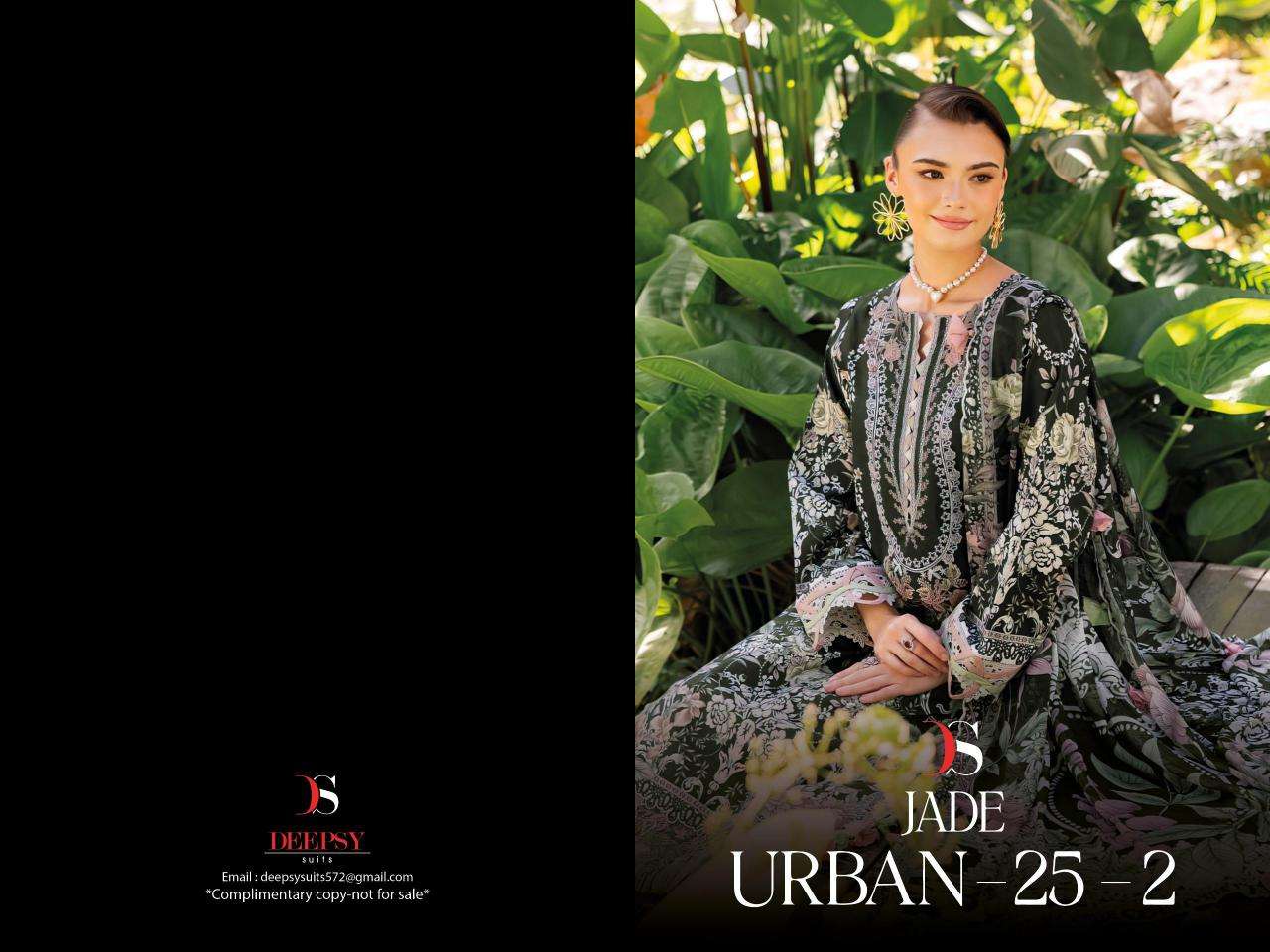 Deepsy suits jade urban lawn 25-2 Pakistani embroidered suits in Kolkata