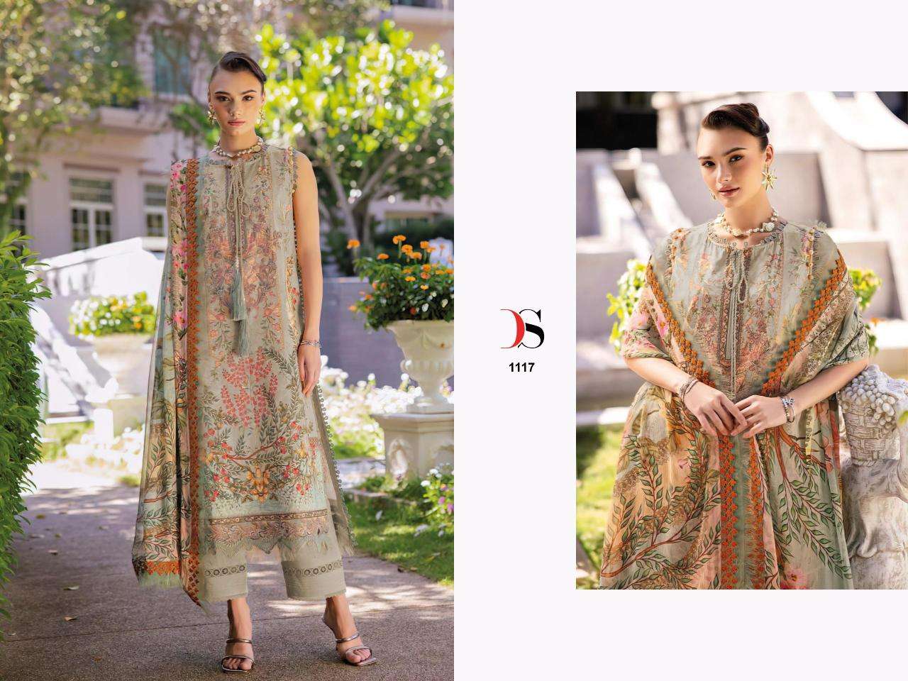 Deepsy suits jade urban lawn 25-2 Pakistani embroidered suits in Kolkata