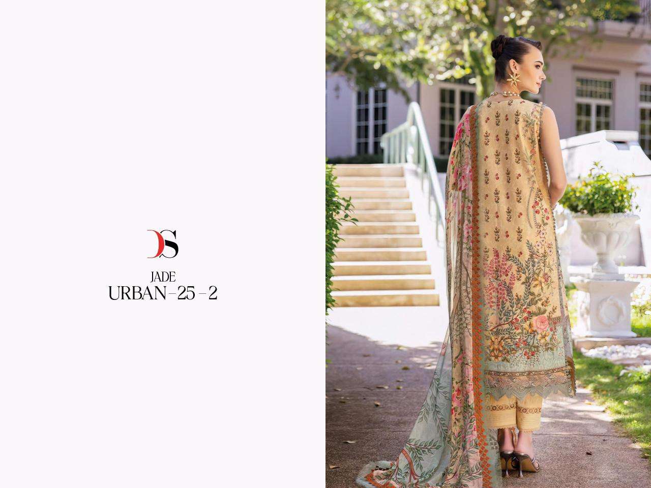 Deepsy suits jade urban lawn 25-2 Pakistani embroidered suits in Kolkata